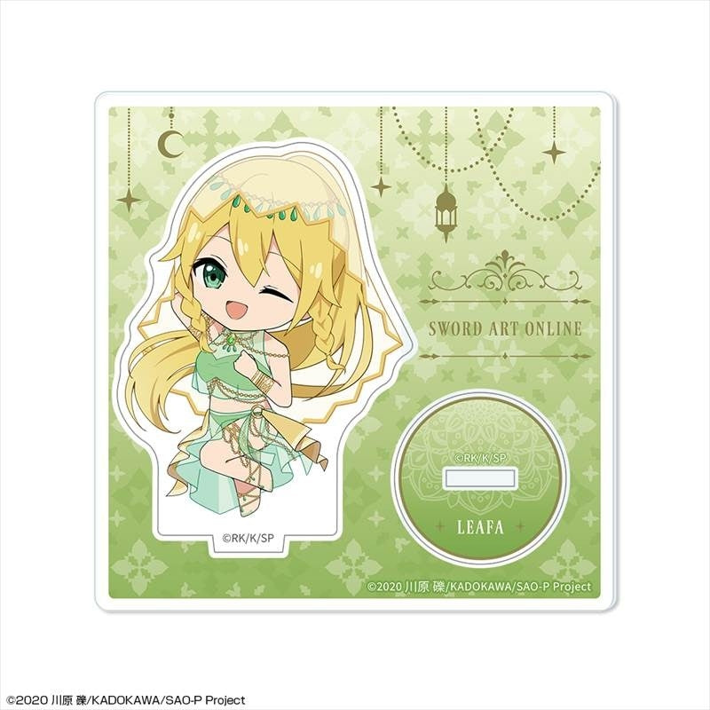 (Goods - Acrylic Stand) Sword Art Online Chibi Chara Acrylic Stand Design 02 (Leafa/Chibi Chara Dancer ver.)