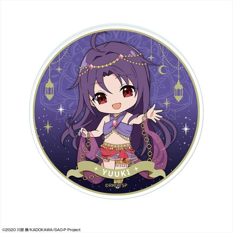 (Goods - Coaster) Sword Art Online Acrylic Coaster Design 04 (Yuuki/Chibi Chara Dancer ver.)
