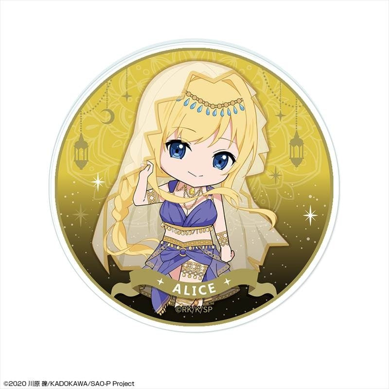 (Goods - Coaster) Sword Art Online Acrylic Coaster Design 05 (Alice/Chibi Chara Dancer ver.)