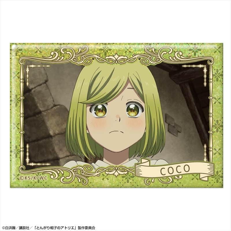 (Goods - Badge) Witch Hat Atelier TV Anime Holographic Button Badge Ver. 2 Design 02 (Coco B)