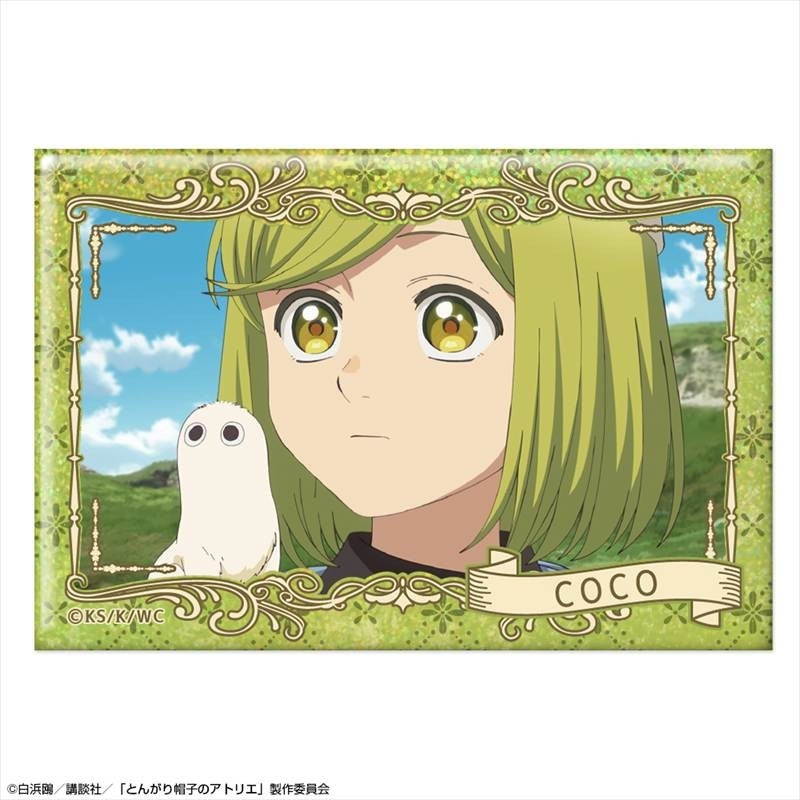 (Goods - Badge) Witch Hat Atelier TV Anime Holographic Button Badge Ver. 2 Design 03 (Coco C)