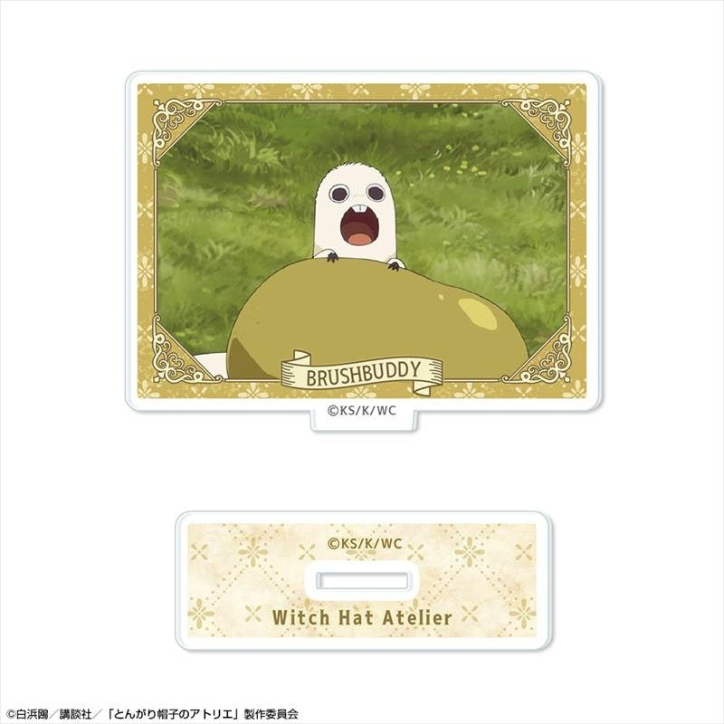 (Goods - Stand Pop) Witch Hat Atelier TV Anime Mini Acrylic Stand Design 15 (Brushbuddy)