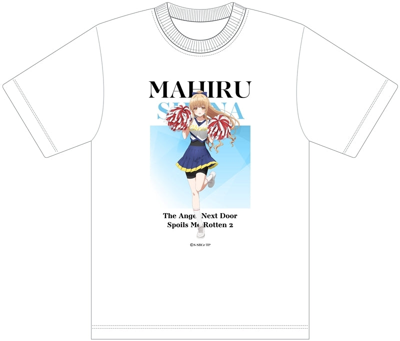 (Goods - Shirt) The Angel Next Door Spoils Me Rotten 2 (feat. Exclusive Art) T-shirt Mahiru Shiina (Cheer Girl) XL