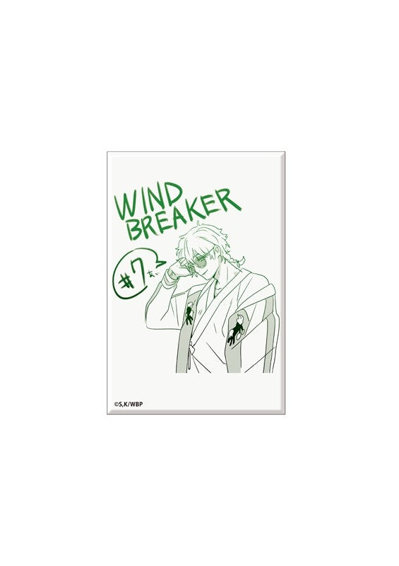 (Goods - Magnet) WIND BREAKER Dubbing Script Art Square Magnet (Jo Togame)