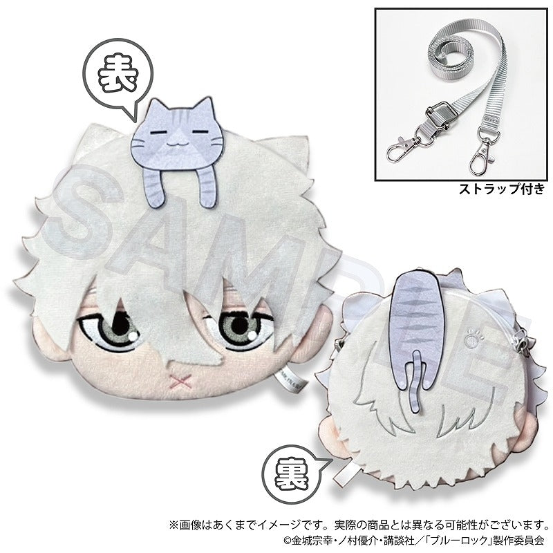 (Goods - Bag) Blue Lock Face Pochette Hittsuki Nyan ver. Seishiro Nagi