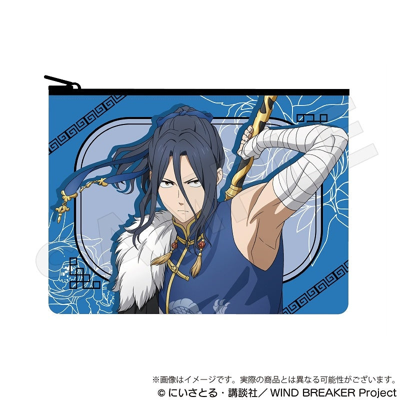 (Goods - Pouch) WIND BREAKER Flat Pouch Five Beasts ver. Kyotaro Sugishita