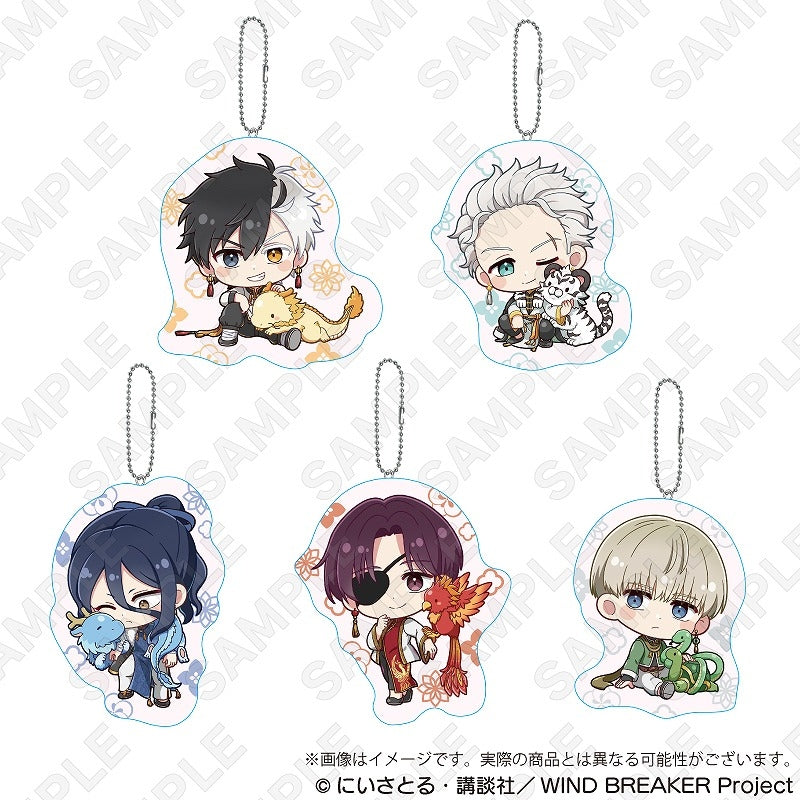 (Goods - Key Chain) WIND BREAKER Cushion Key Chain Five Beasts ver. Hajime Umemiya