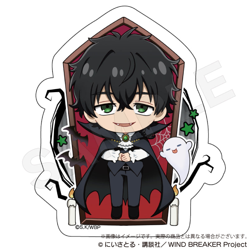 (Goods - Sticker) WIND BREAKER Die-cut Sticker Black Halloween ver. Jo Togame