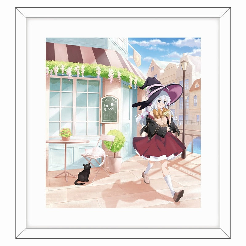 (Goods - Art Board) Wandering Witch: The Journey of Elaina Key Animation Art feat. Exclusive Art (Elaina/Walk & Eat)