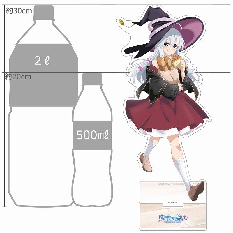 (Goods - Stand Pop) Wandering Witch: The Journey of Elaina Large Acrylic Stand feat. Exclusive Art (Elaina/Walk & Eat)