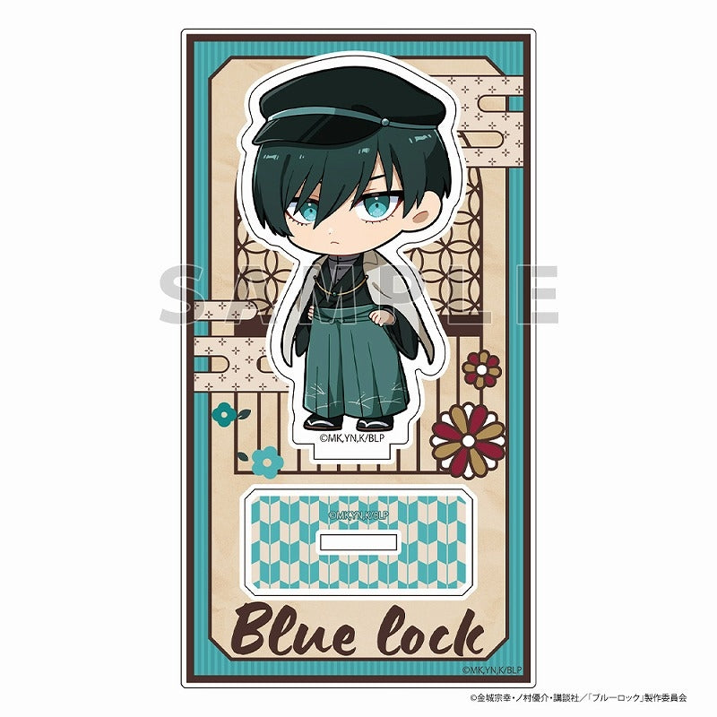 (Goods - Stand Pop) Blue Lock Acrylic Stand (Rin Itoshi/Retro Japan ver.)