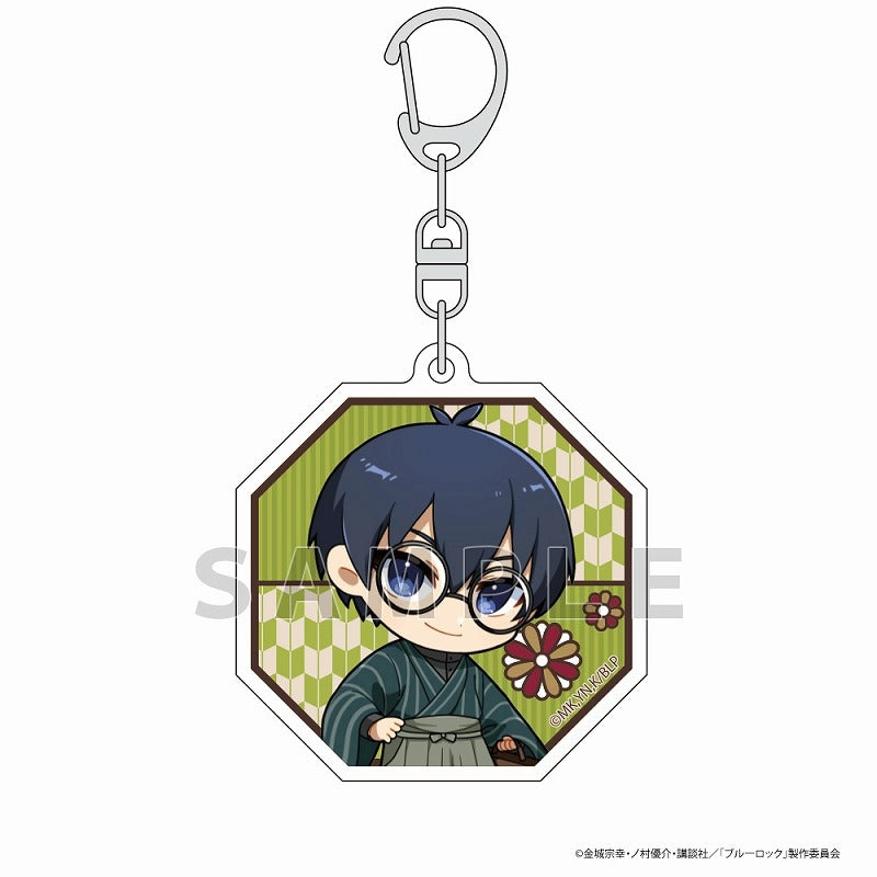 (Goods - Key Chain) Blue Lock Acrylic Key Chain (Yoichi Isagi/Retro Japan ver.)