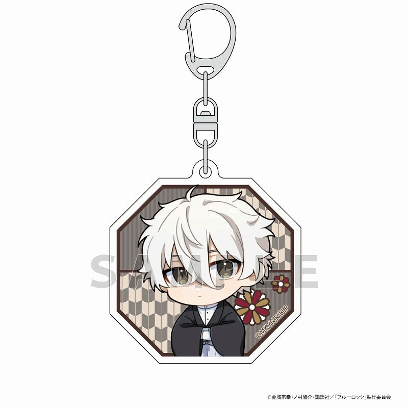 (Goods - Key Chain) Blue Lock Acrylic Key Chain (Seishiro Nagi/Retro Japan ver.)