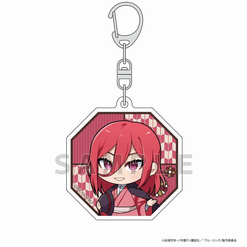 (Goods - Key Chain) Blue Lock Acrylic Key Chain (Hyoma Chigiri/Retro Japan ver.)