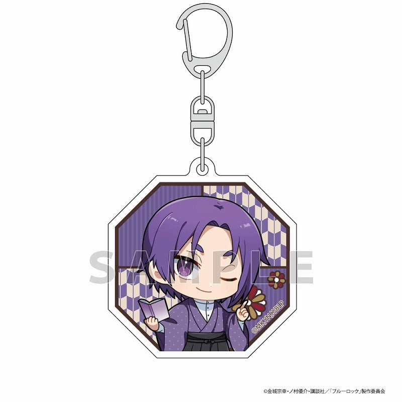 (Goods - Key Chain) Blue Lock Acrylic Key Chain (Reo Mikage/Retro Japan ver.)