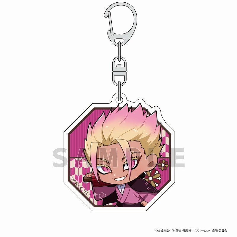 (Goods - Key Chain) Blue Lock Acrylic Key Chain (Ryusei Shido/Retro Japan ver.)