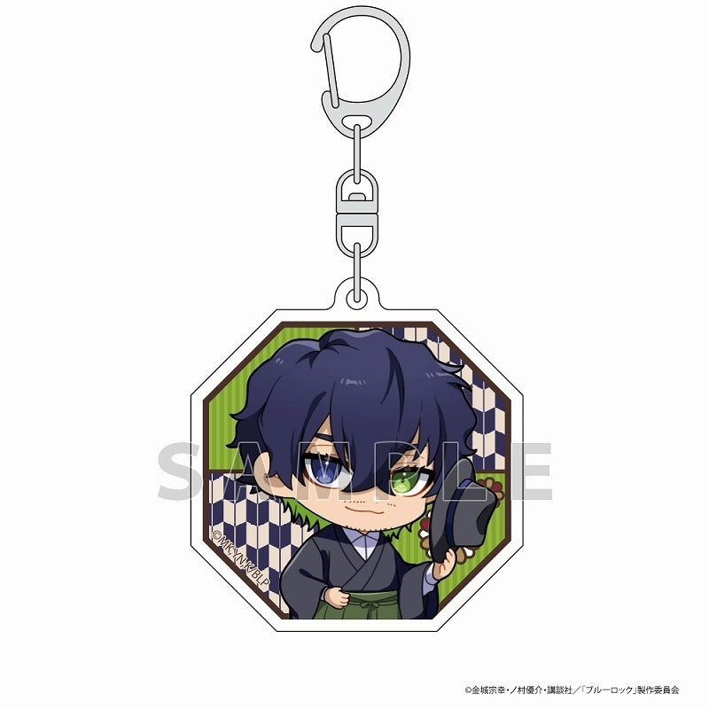 (Goods - Key Chain) Blue Lock Acrylic Key Chain (Oliver Aiku/Retro Japan ver.)