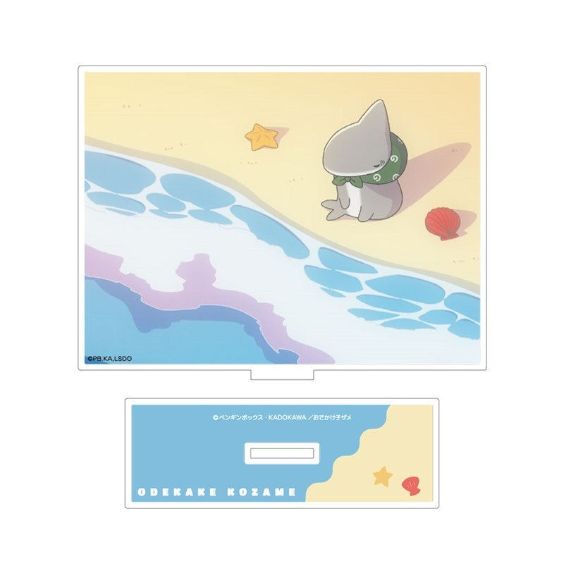 (Goods - Acrylic Stand) Odekake Kozame Acrylic Panel Stand (Sandy Beach)