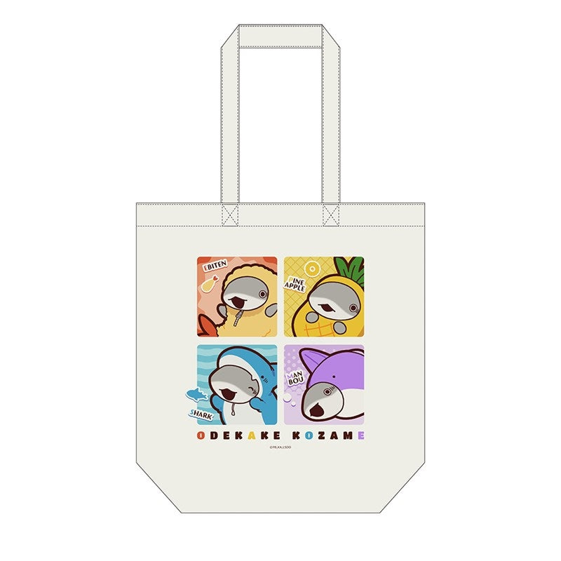 (Goods - Bag) Odekake Kozame Tote Bag (Little Shark's Onesies)