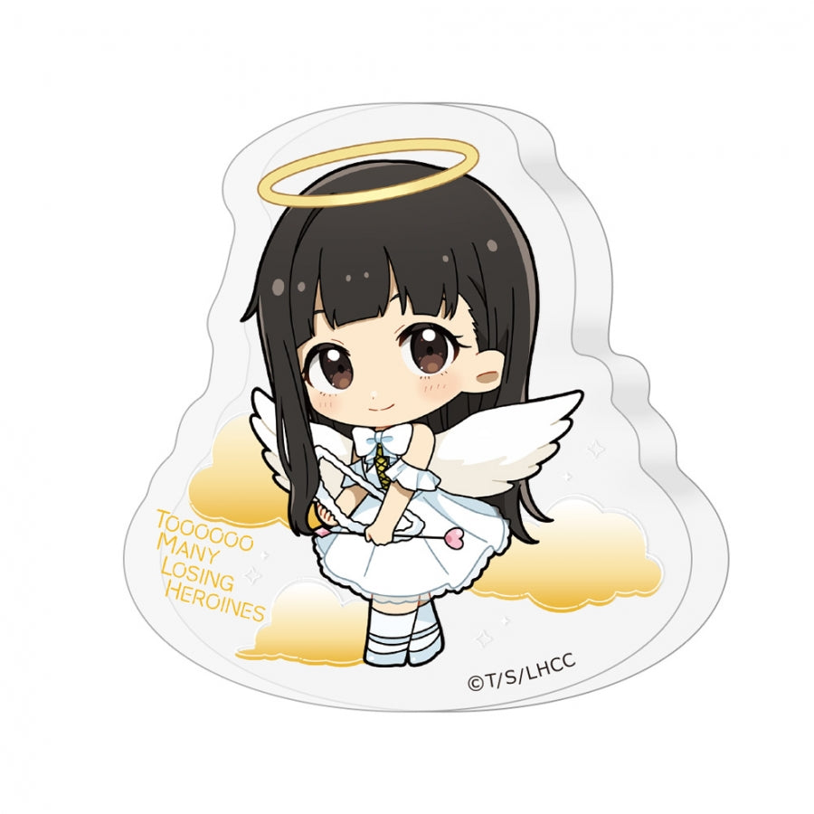 (Goods - Ornament) Too Many Losing Heroines! Die-cut Acrylic Block (Kaju Nukumizu/Angel)