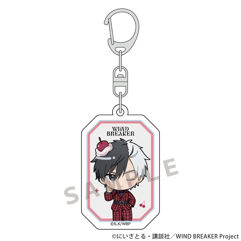 (Goods - Keychain) WIND BREAKER Acrylic Keychain (Haruka Sakura/Whipped Cream & Cherry )