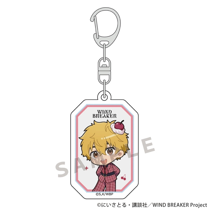 (Goods - Keychain) WIND BREAKER Acrylic Keychain (Akihiko Nirei/Whipped Cream & Cherry )