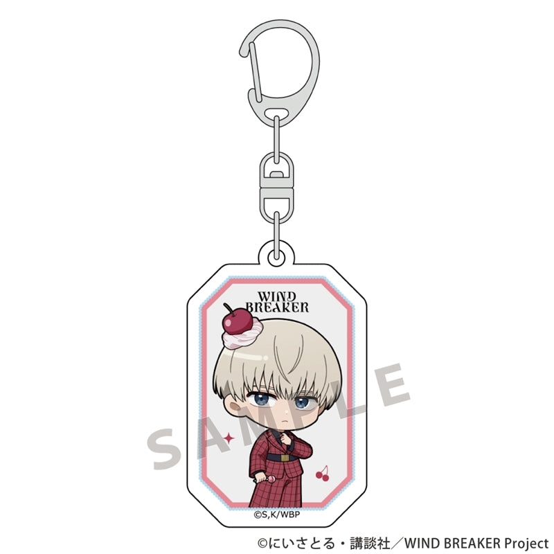 (Goods - Keychain) WIND BREAKER Acrylic Keychain (Ren Kaji/Whipped Cream & Cherry )