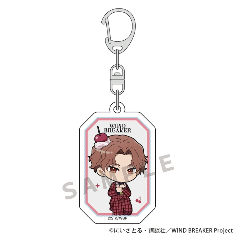 (Goods - Keychain) WIND BREAKER Acrylic Keychain (Uryu Sakaki/Whipped Cream & Cherry )