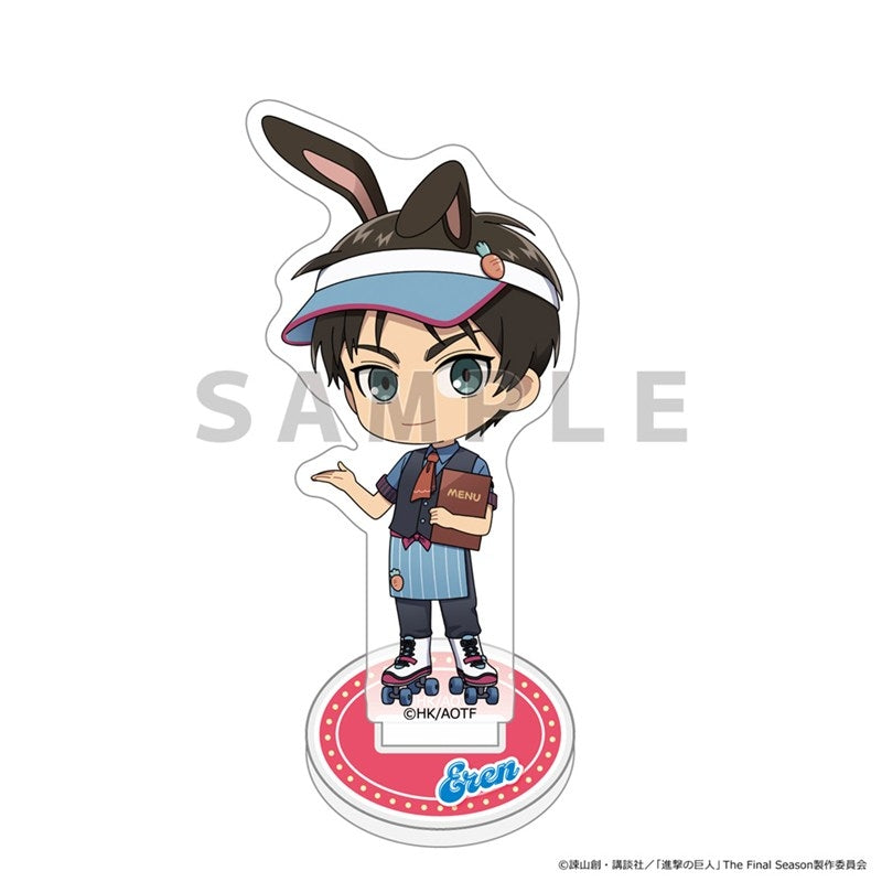(Goods - Acrylic Stand) Attack on Titan Acrylic Stand (Eren/Bunny Ears Diner)