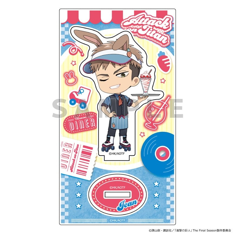 (Goods - Acrylic Stand) Attack on Titan Acrylic Stand (Jean/Bunny Ears Diner)