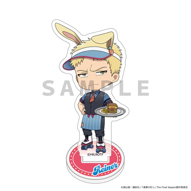 (Goods - Acrylic Stand) Attack on Titan Acrylic Stand (Reiner/Bunny Ears Diner)