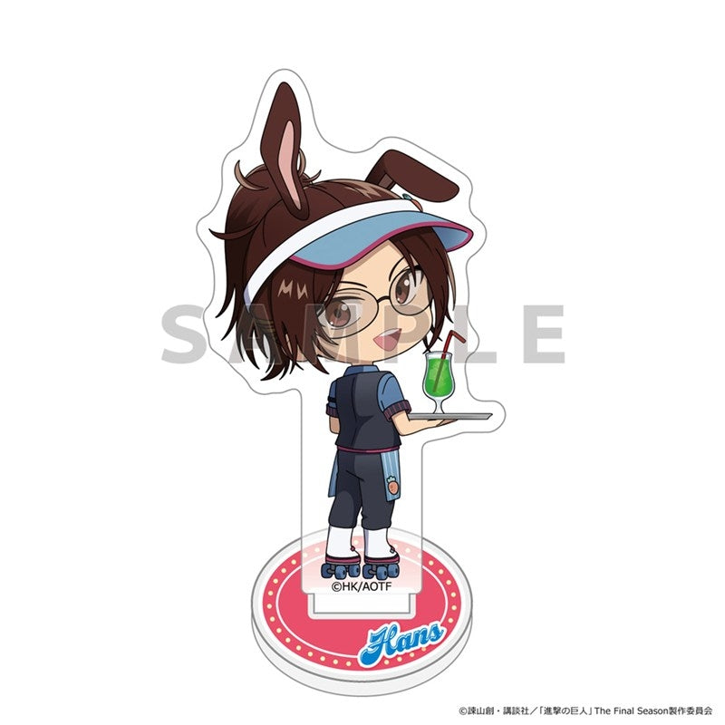 (Goods - Acrylic Stand) Attack on Titan Acrylic Stand (Hange/Bunny Ears Diner)