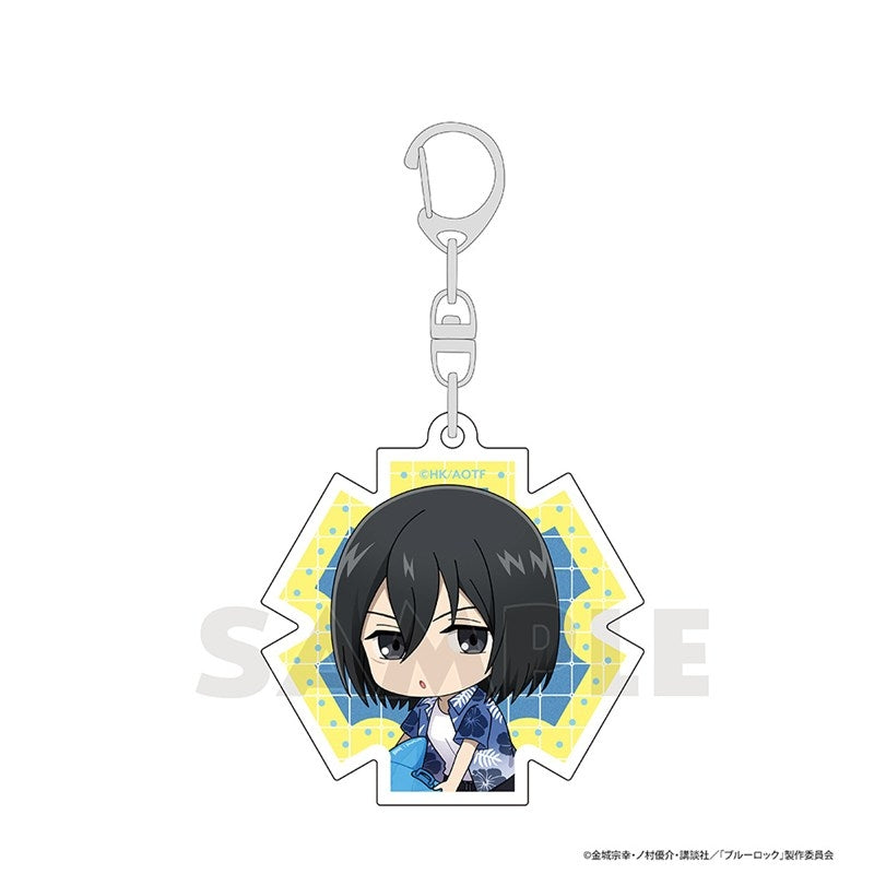 (Goods - Keychain) Attack on Titan Acrylic Keychain (Mikasa/Vacation)