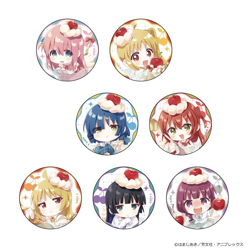 (1BOX=7)(Goods - Badge) Bocchi the Rock! Trading Button Badge (Cherry Whip/Art by Namori)