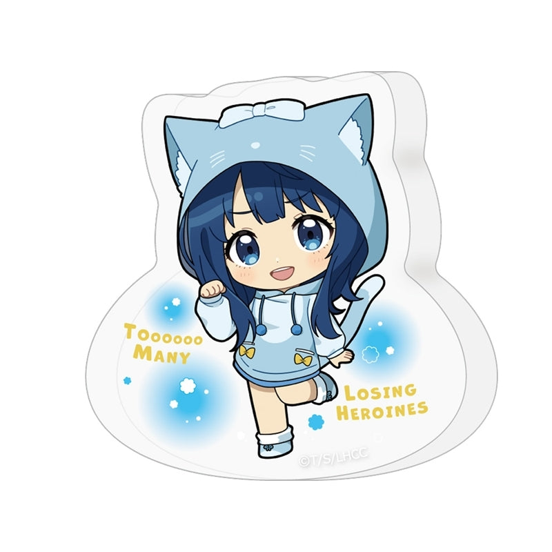 (Goods - Ornament) Too Many Losing Heroines! Die-cut Acrylic Block (Anna Yanami/Animal Hoodie)