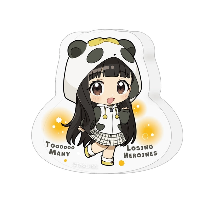(Goods - Ornament) Too Many Losing Heroines! Die-cut Acrylic Block (Kaju Nukumizu/Animal Hoodie)