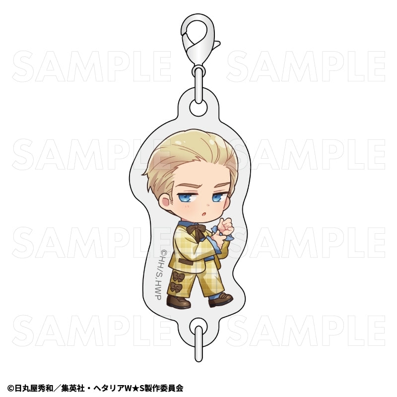 (Goods - Keychain) Hetalia World★Stars Connectable Acrylic Keychain - Germany (Balletcore Style)