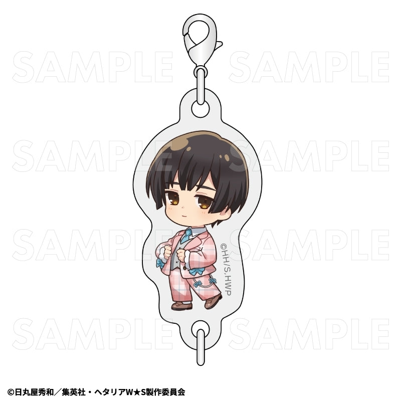 (Goods - Keychain) Hetalia World★Stars Connectable Acrylic Keychain - Japan (Balletcore Style)