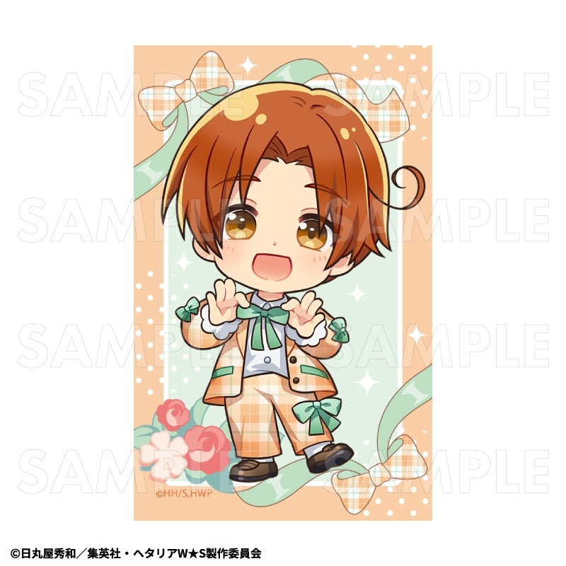 (1BOX=8)(Goods - Bromide) Hetalia World★Stars Trading Mini Bromide (Balletcore Style)