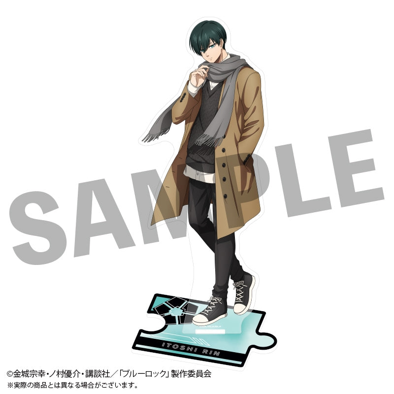 (Goods - Stand Pop) Blue Lock feat. Exclusive Art Acrylic Stand vol. 2 (Round One Uniform ver.) Rin Itoshi