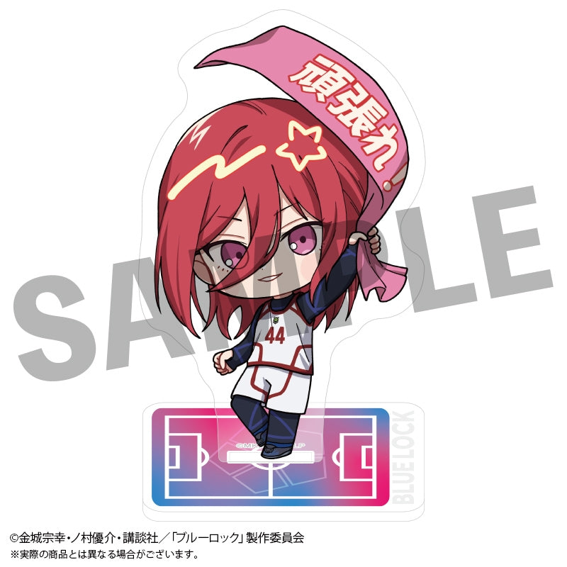 (Goods - Stand Pop) Blue Lock FureFure Acrylic Stand (Round One) Hyoma Chigiri