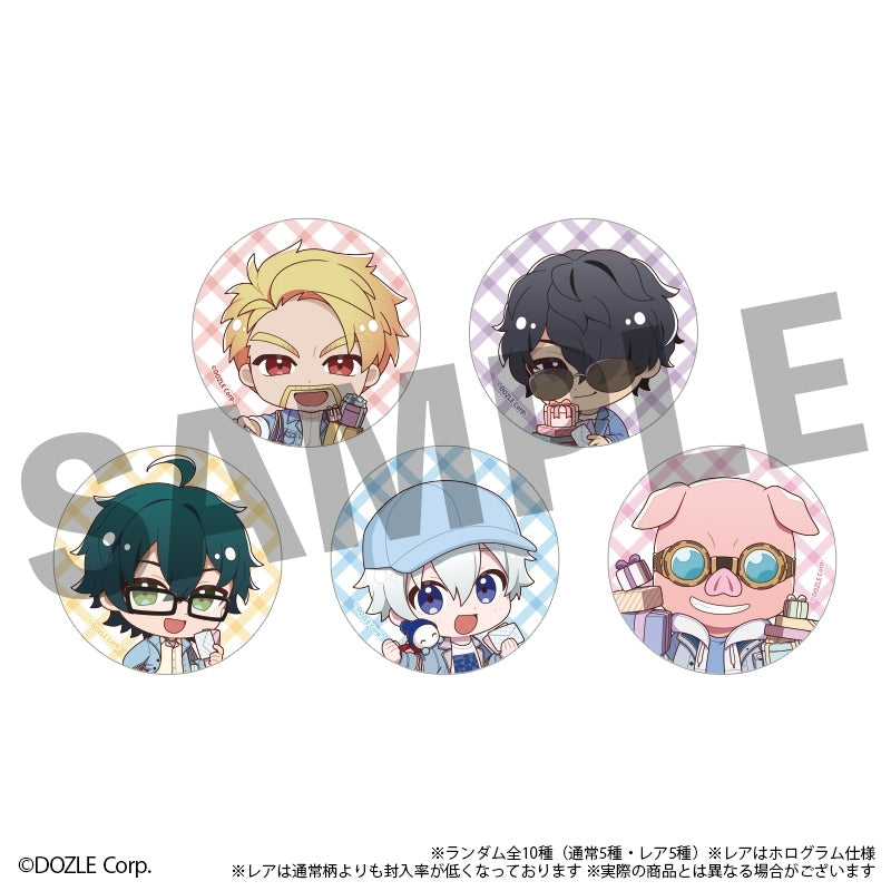 [※Blind](Goods - Badge) DOZLE Corp. Random Chibi Button Badge 10 Types