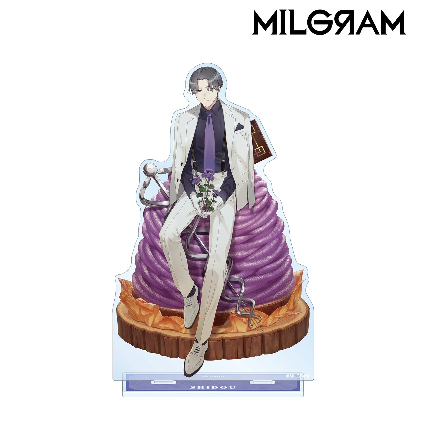 (Goods - Stand Pop) MILGRAM Big Acrylic Stand Feat. New and Exclusive Art Birthday ver. Shidou