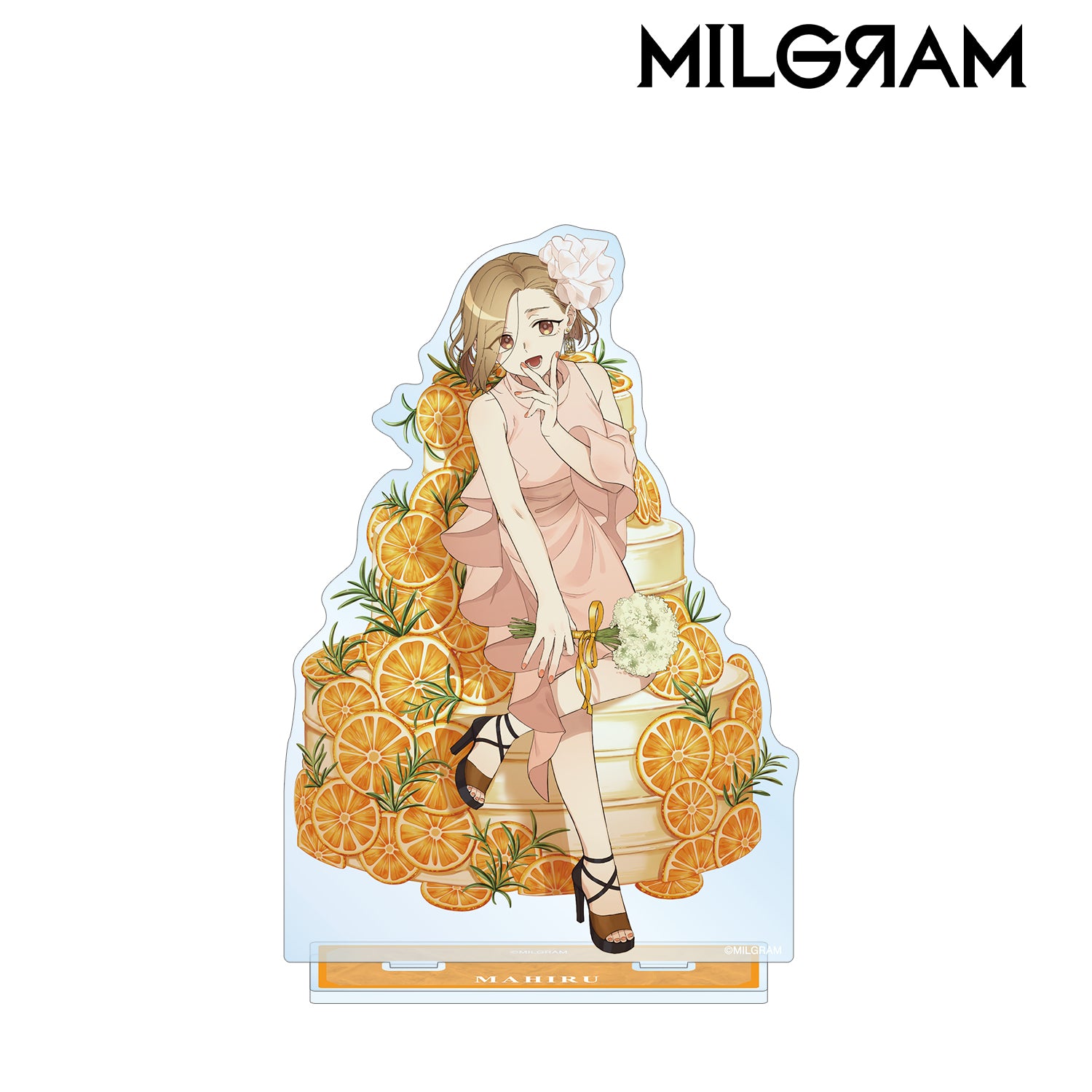 (Goods - Stand Pop) MILGRAM Big Acrylic Stand Feat. New and Exclusive Art Birthday ver. Mahiru