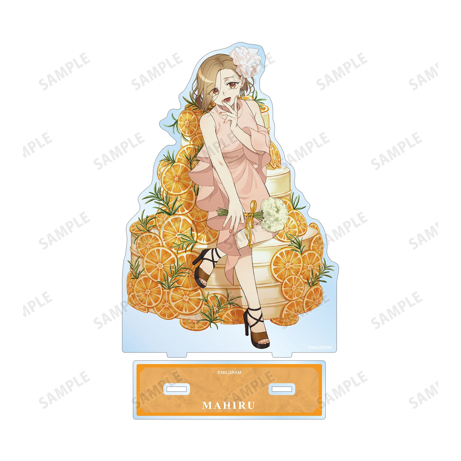 (Goods - Stand Pop) MILGRAM Big Acrylic Stand Feat. New and Exclusive Art Birthday ver. Mahiru