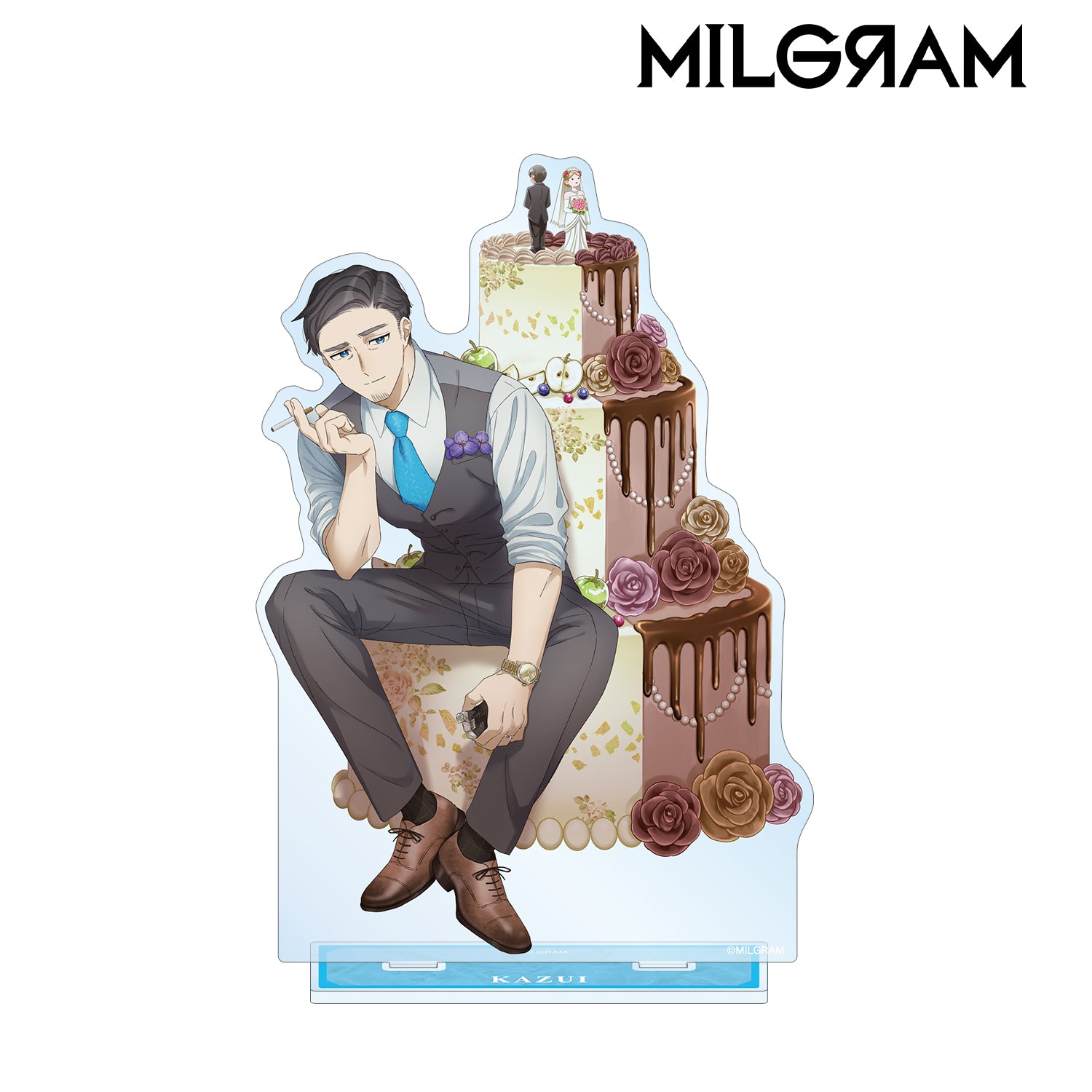 (Goods - Stand Pop) MILGRAM Big Acrylic Stand Feat. New and Exclusive Art Birthday ver. Kazui