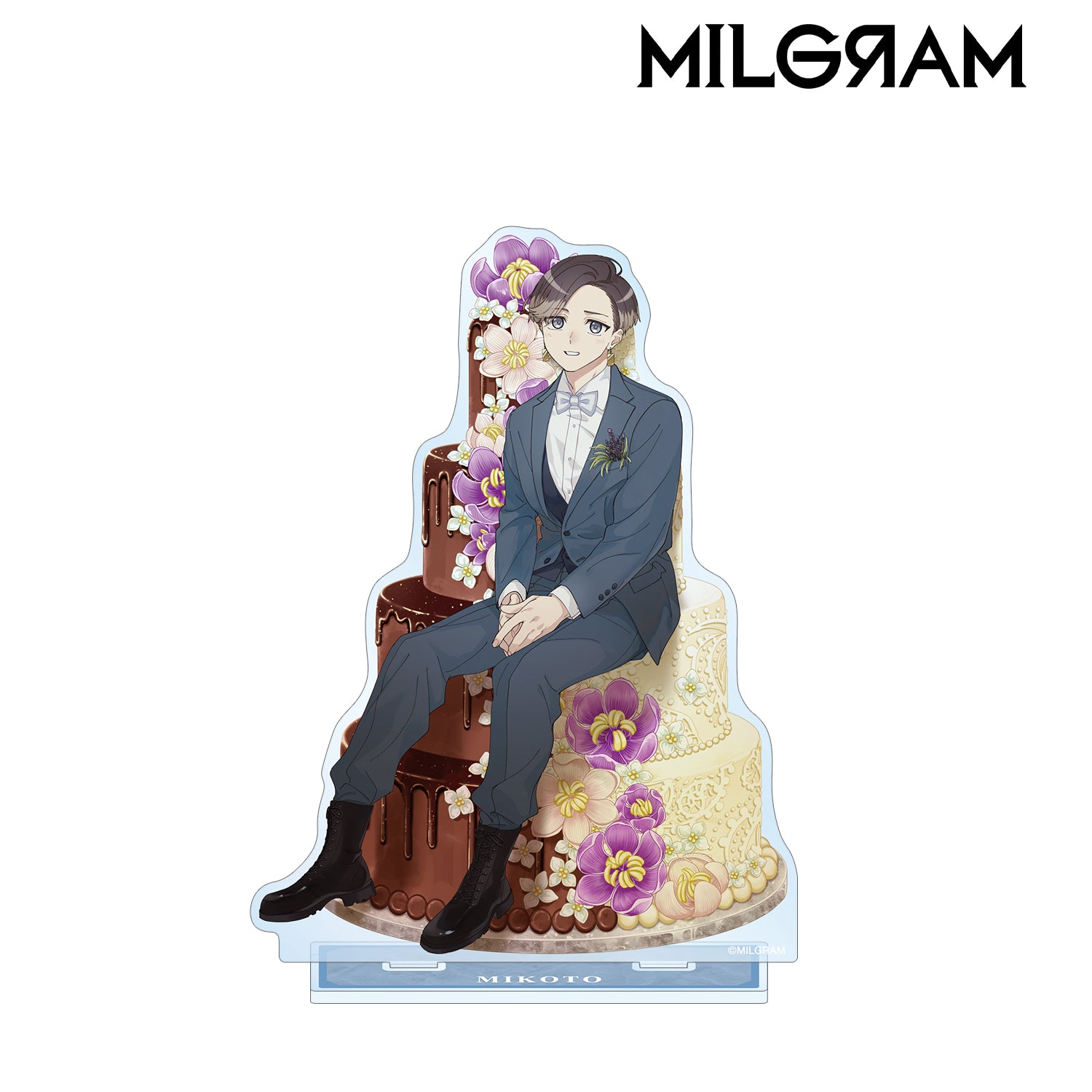 (Goods - Stand Pop) MILGRAM Big Acrylic Stand Feat. New and Exclusive Art Birthday ver. Mikoto