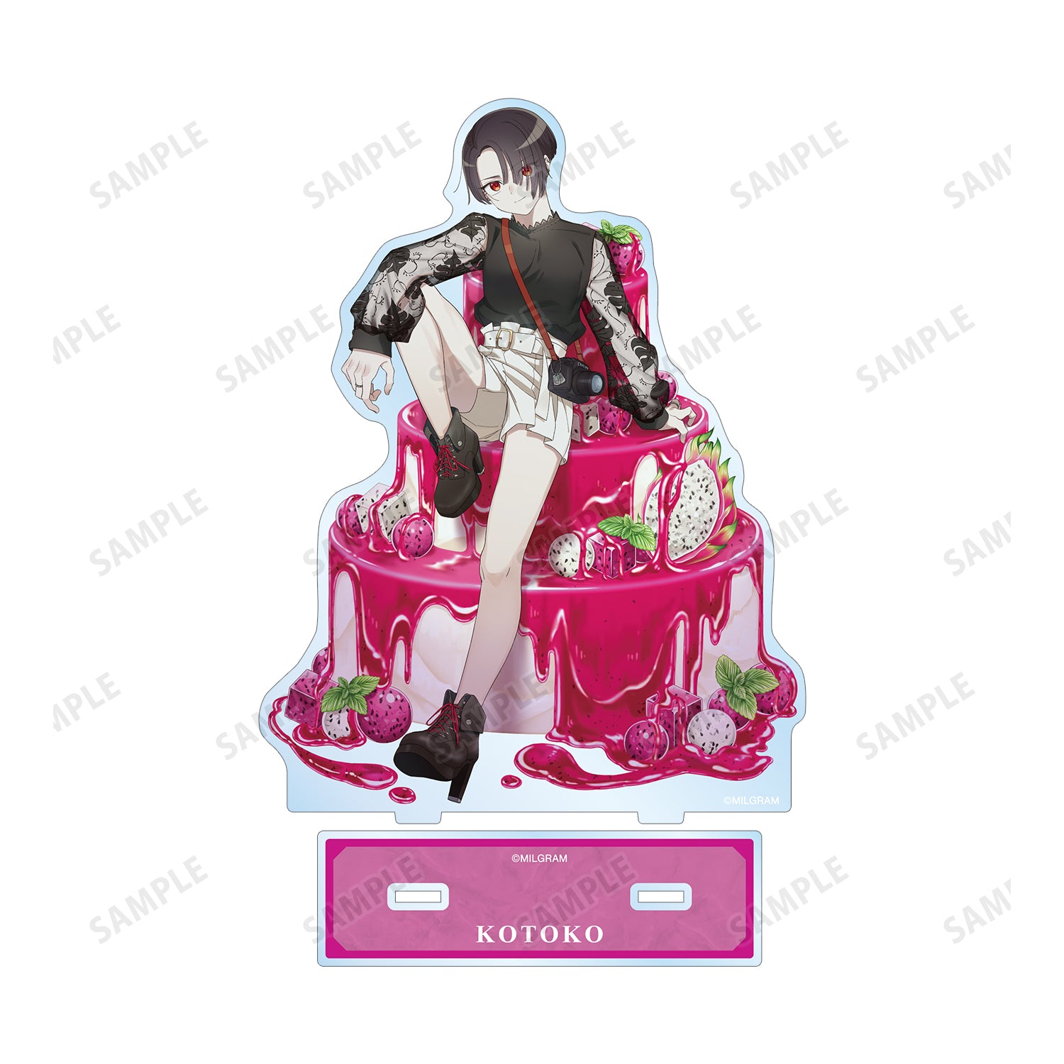 (Goods - Stand Pop) MILGRAM Big Acrylic Stand Feat. New and Exclusive Art Birthday ver. Kotoko