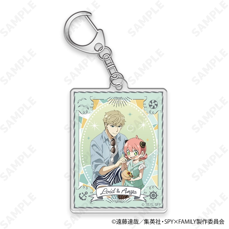 (1BOX=8)(Goods - Keychain) TV Anime SPY x FAMILY Trading Acrylic Keychain [Summer Outing]