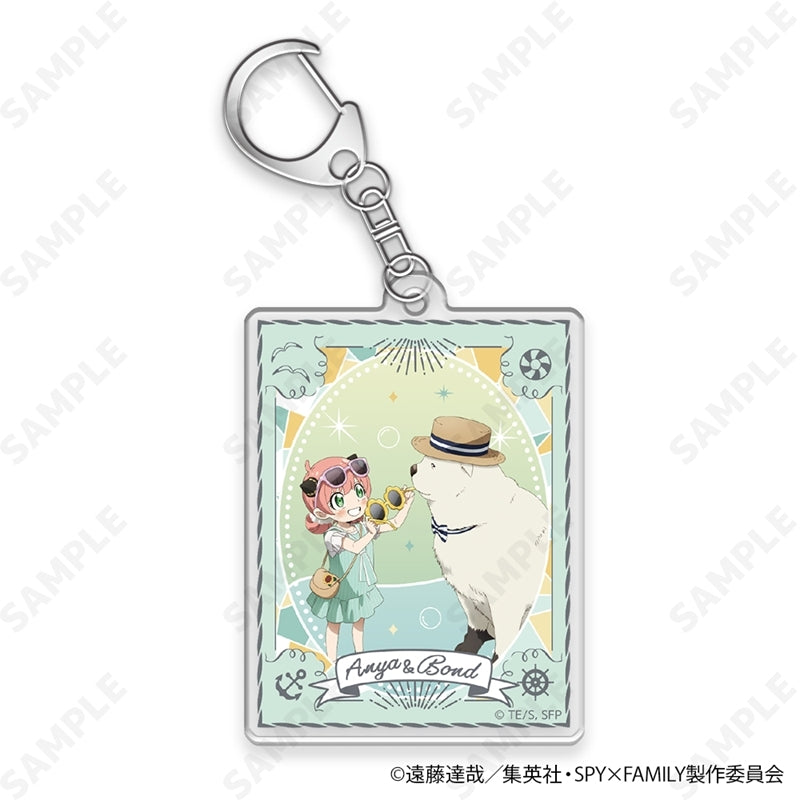 (1BOX=8)(Goods - Keychain) TV Anime SPY x FAMILY Trading Acrylic Keychain [Summer Outing]
